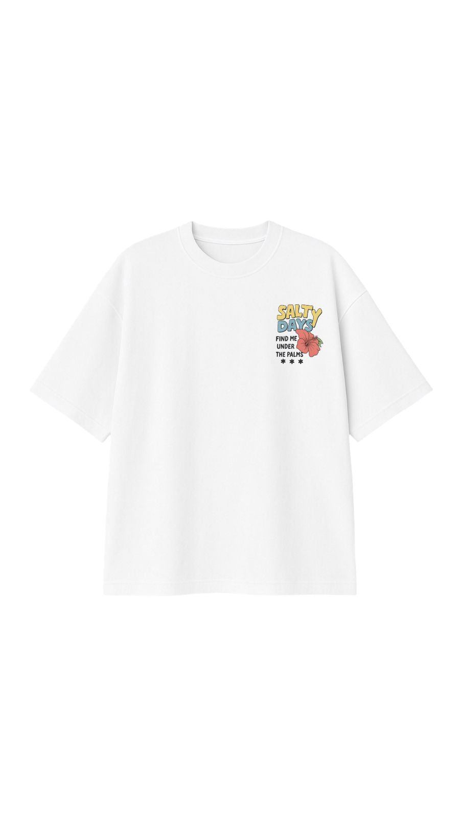 SALTY DAYS  OVERSIZED T-SHIRT