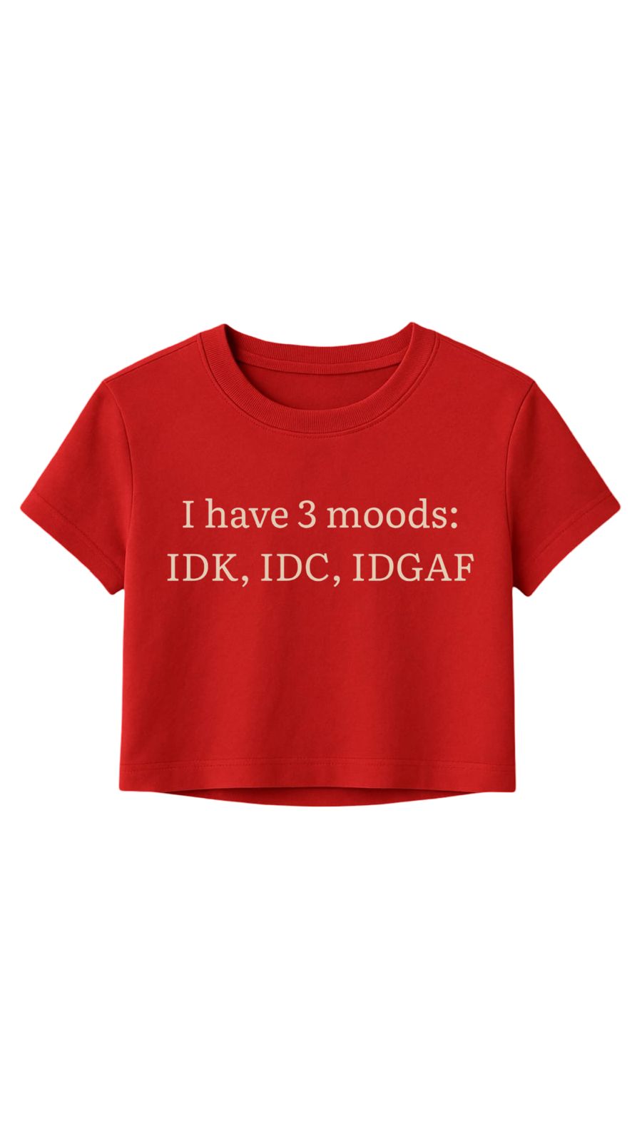 AESTHETIC MOODS CROP TOP