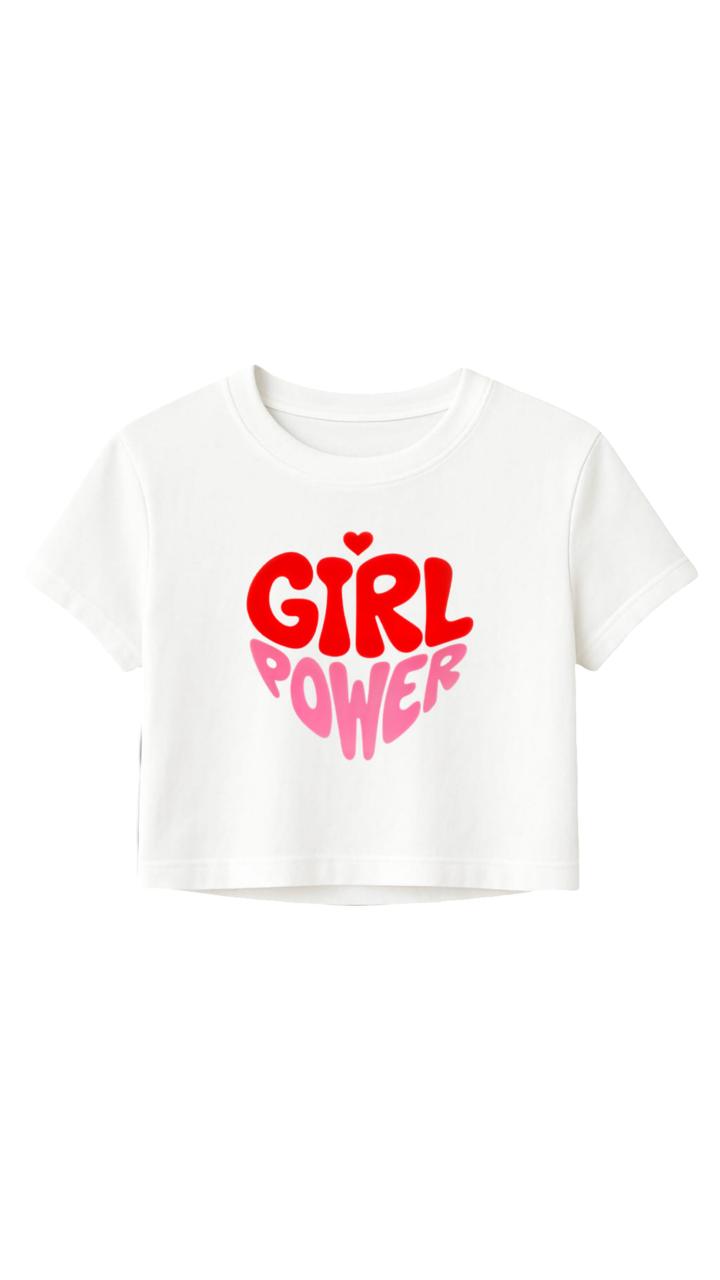 GIRL POWER CROP TOP