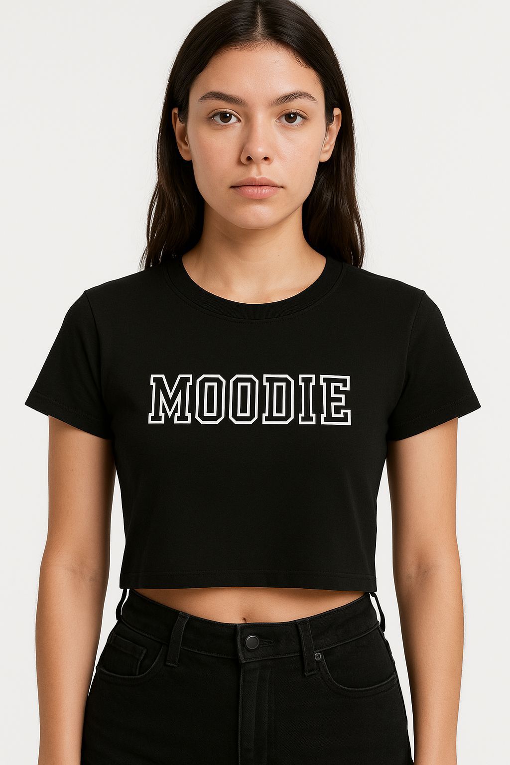 Moodie Classic Crop Tee