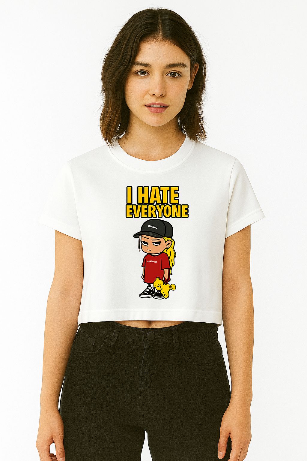 I Hate Everyone Crop Top