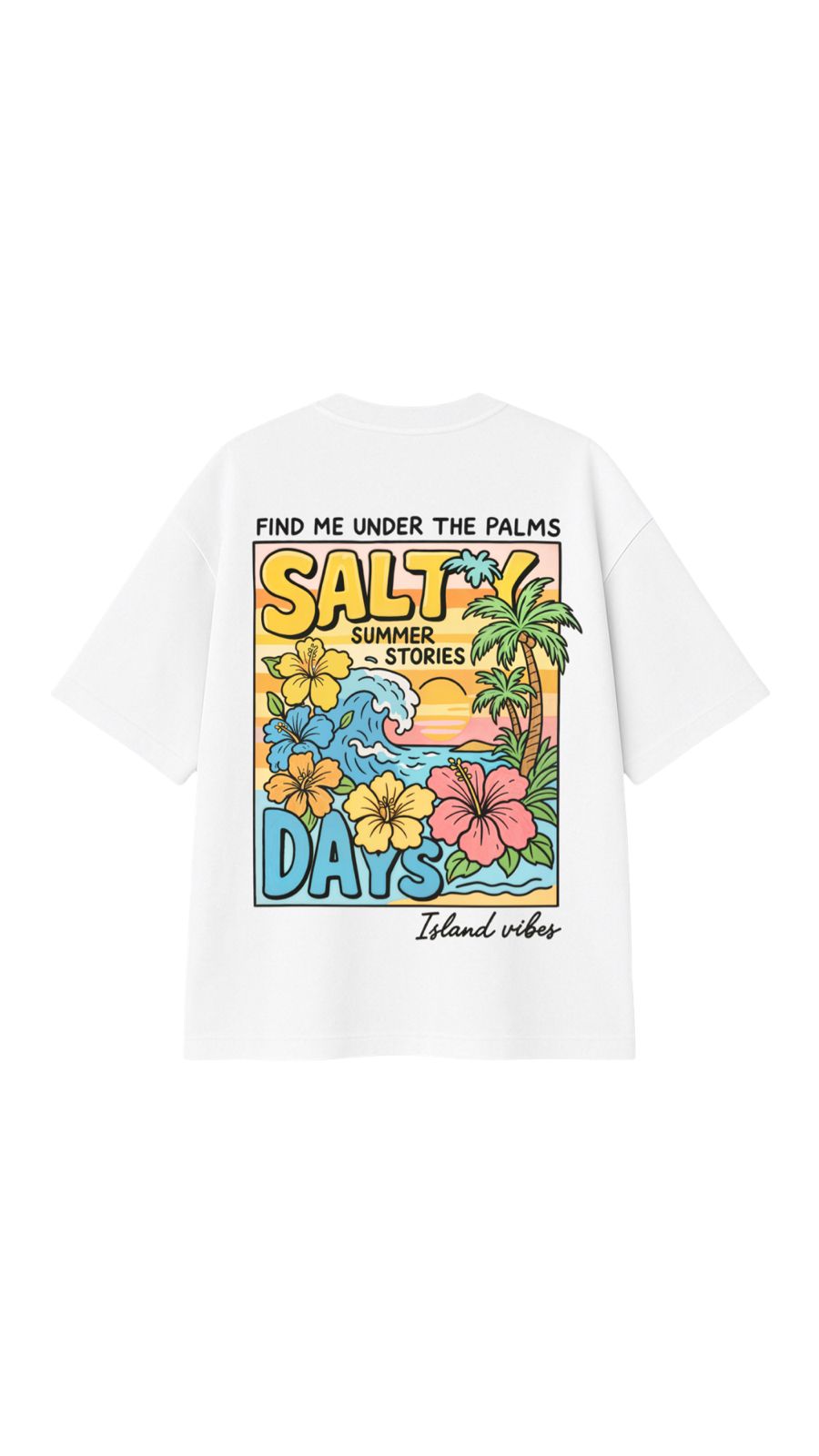 SALTY DAYS  OVERSIZED T-SHIRT