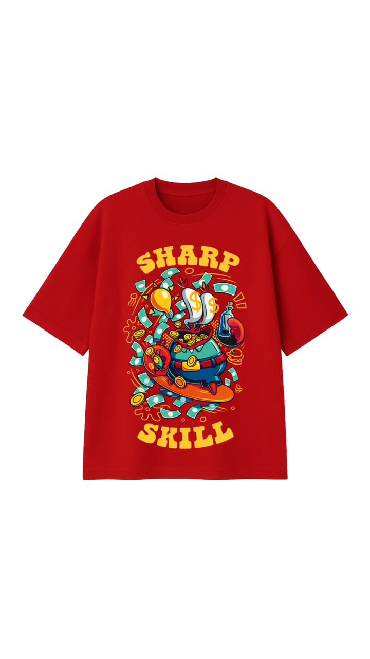 SHARP SKILL OVERSIZED T-SHIRT